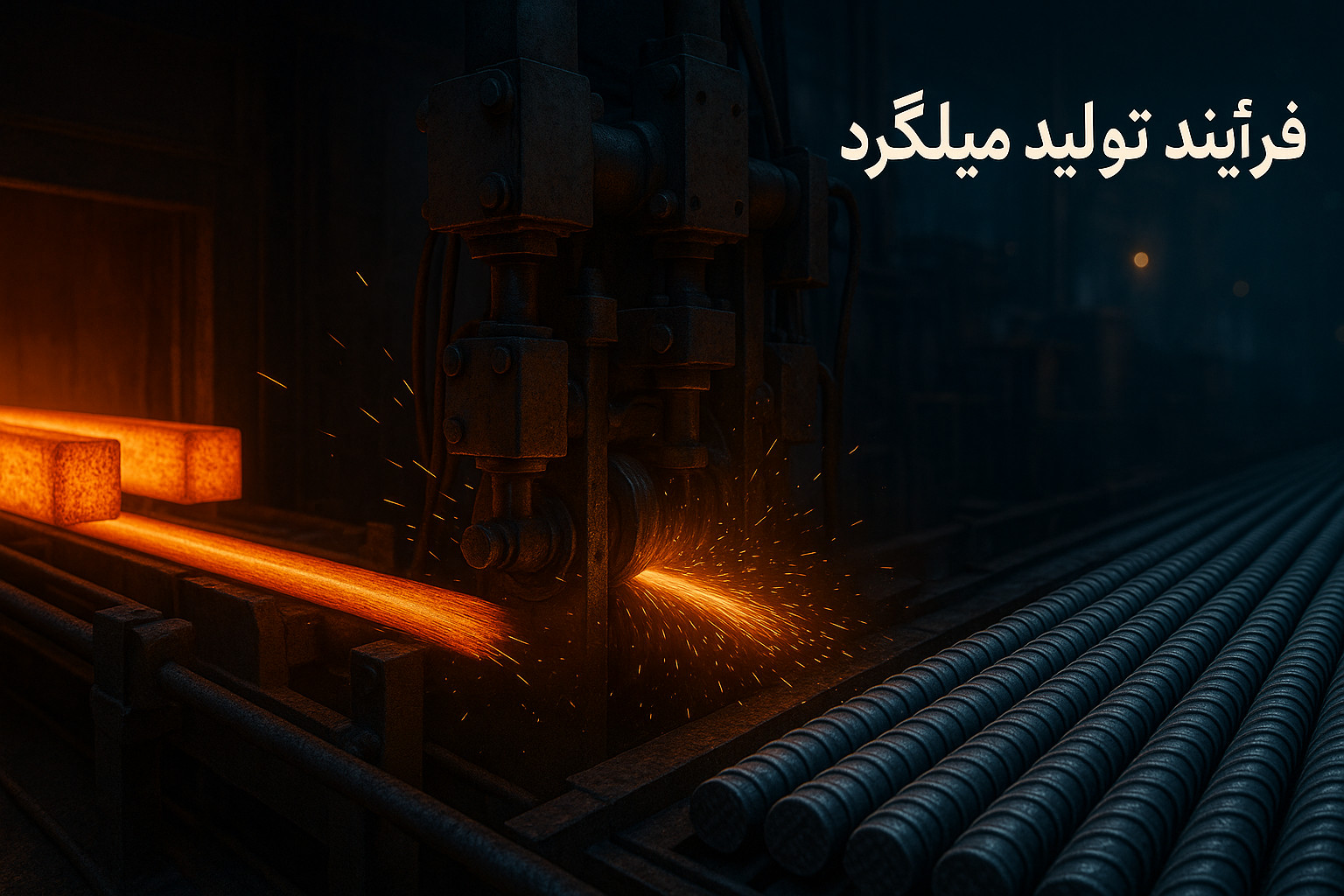 فرایند تولید میلگرد