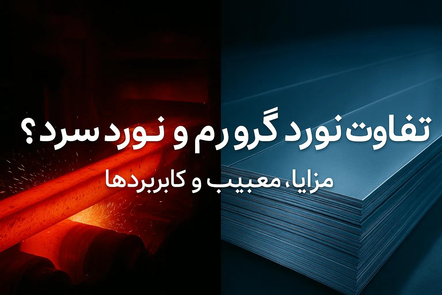 تفاوت نورد گرم و نورد سرد